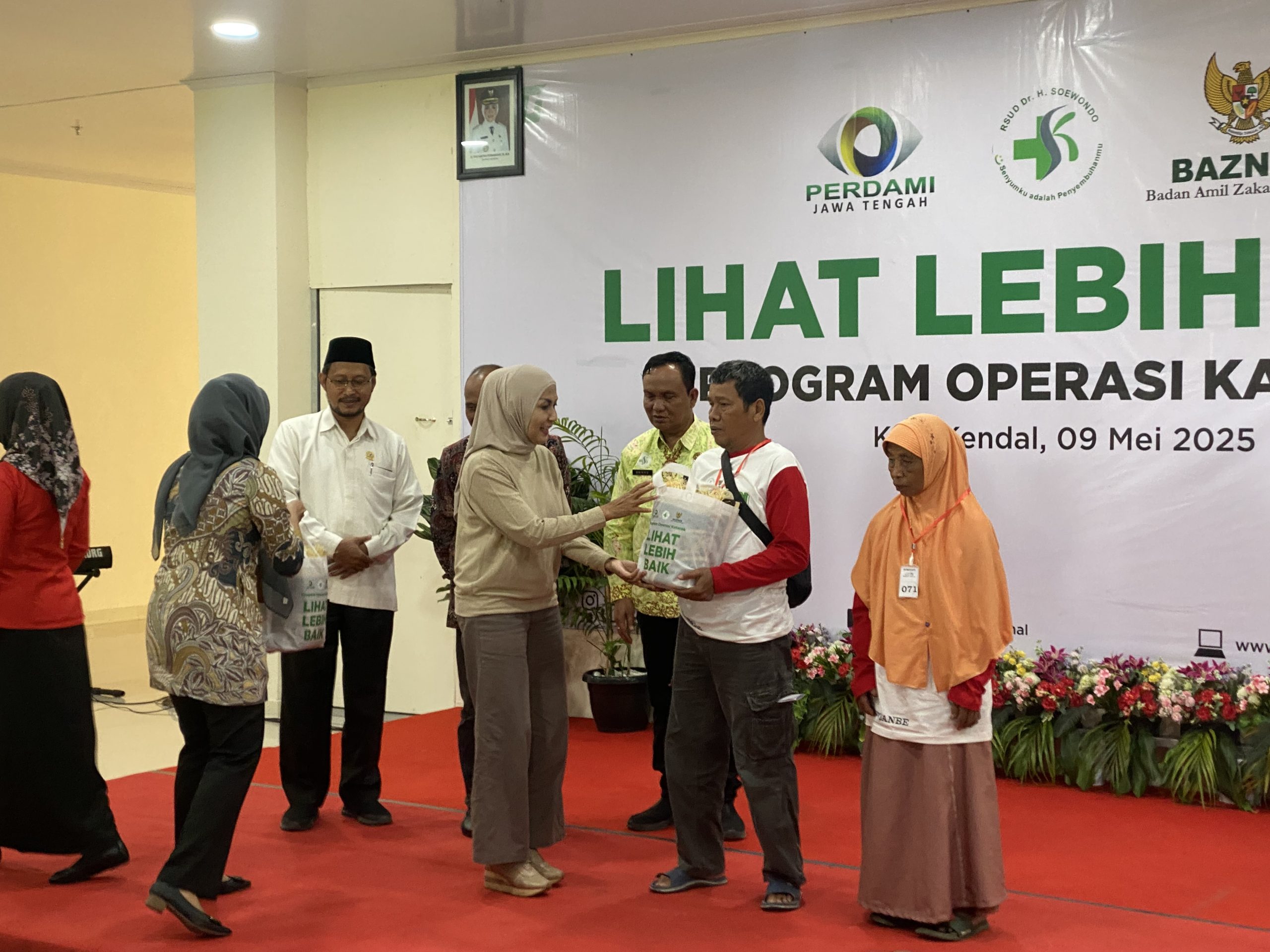 Bupati Apresiasi Operasi Katarak Kerjasama RSUD dr H Soewondo, Baznas Dan Perdami