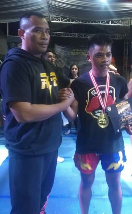 Agung Aji Juara 1 Kategori Proam, Kejuaraan Nasional Kick Boxing 2019