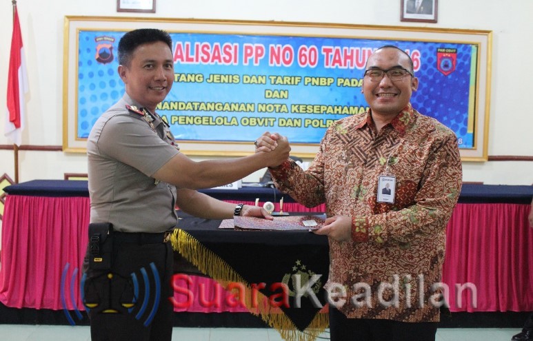Polres Pekalongan Gelar MOU Bersama Pengelola Objek Vital