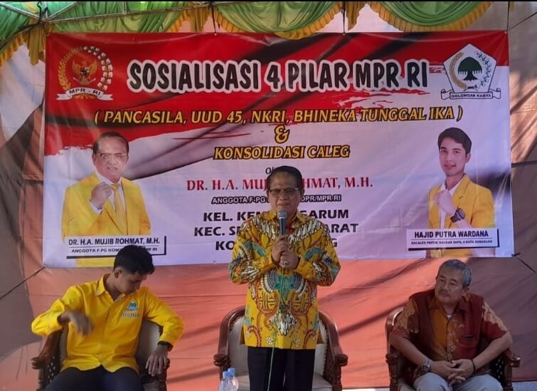 Mujib Rohmat Sosialisasi Empat Pilar Kebangsaan Di Semarang Barat