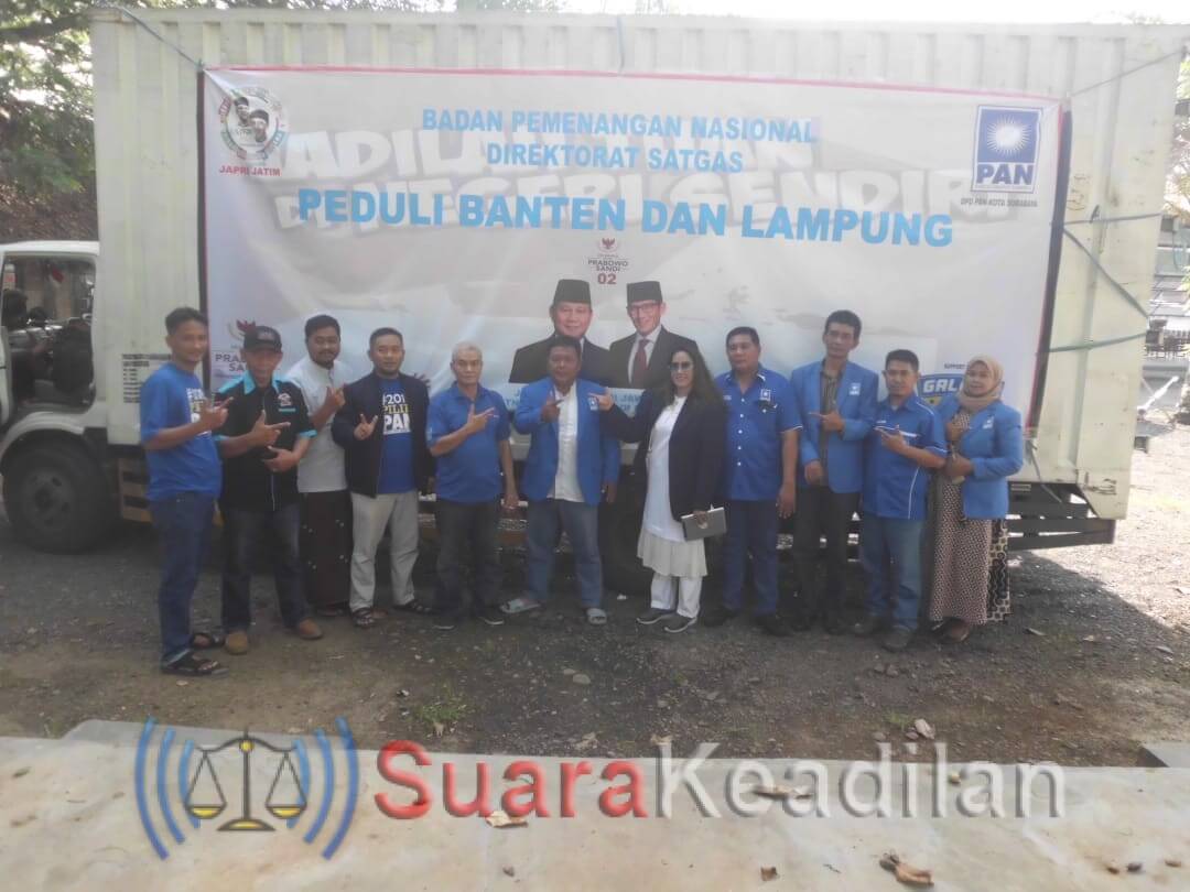 DPD PAN Kirim Bantuan Ke Banten Dan Lampung