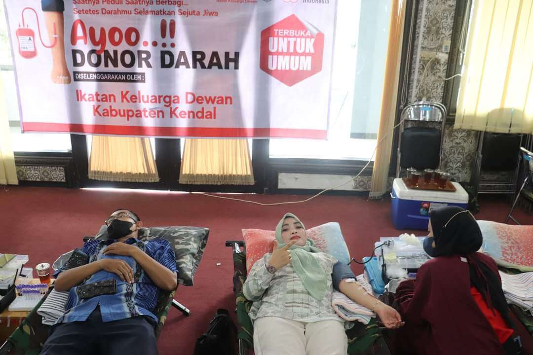 Bantu Pemenuhan Kebutuhan Darah, IKD DPRD Kendal Gelar Donor Darah