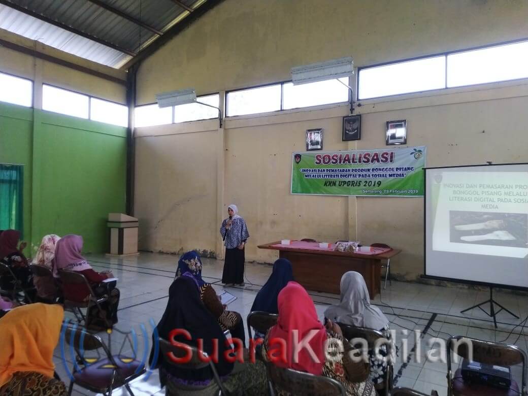 KKN UPGRIS Ajak Masyarakat Pasarkan Produk Bonggol Pisang Melalui Tehnologi Digital