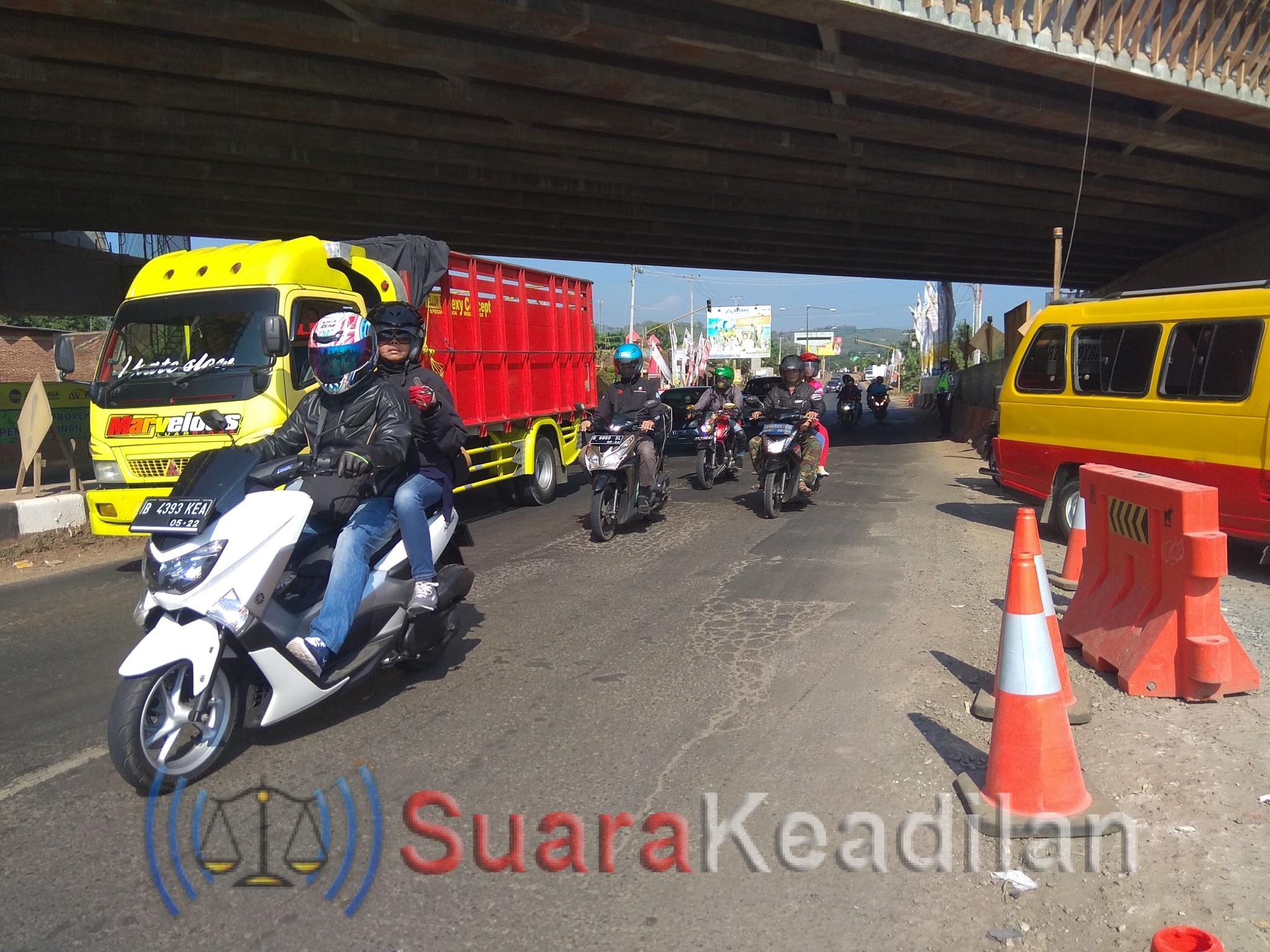 H-2 Lebaran Jalur Pantura Didominasi Pemudik Naik Motor