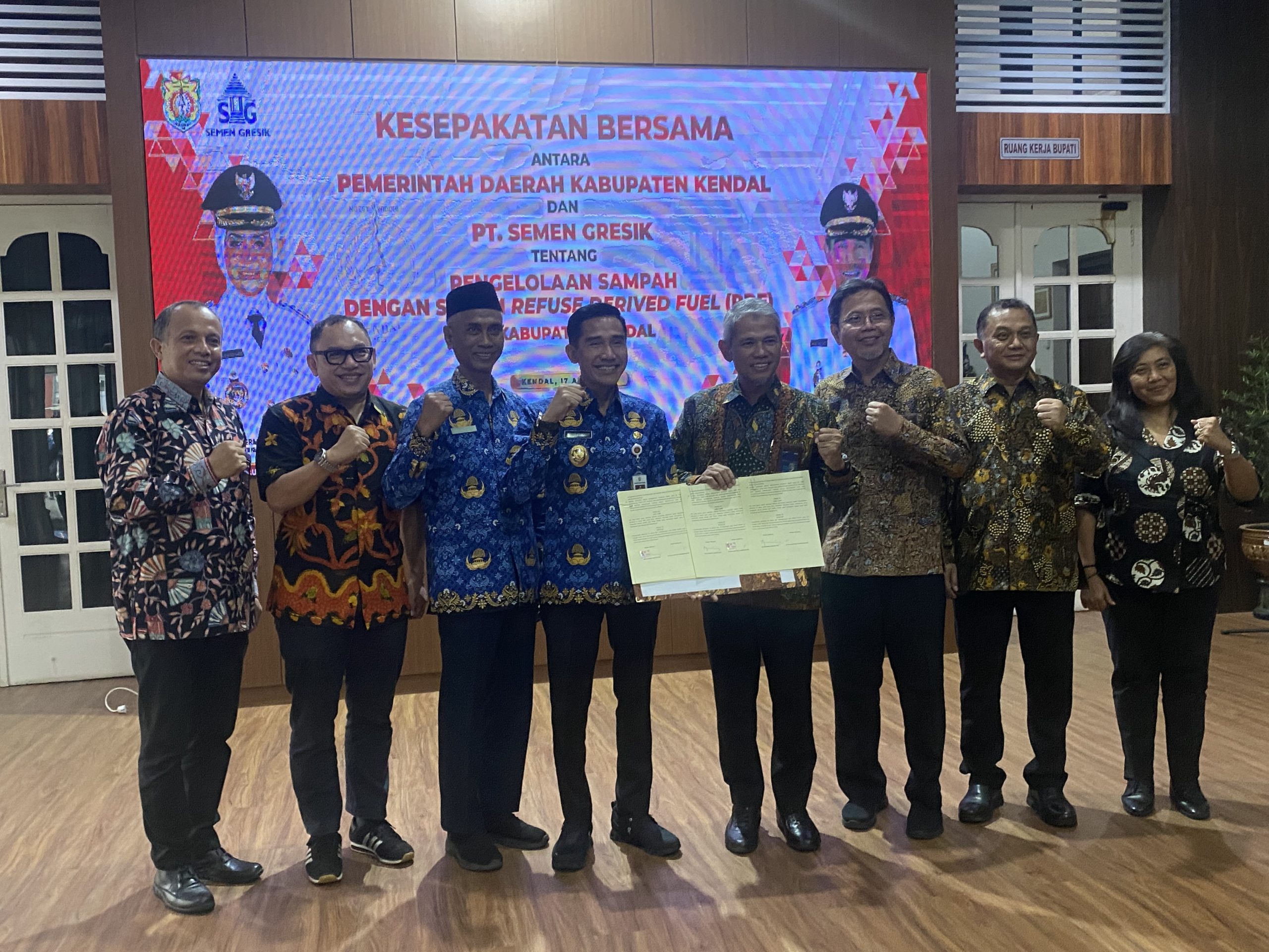 MoU Dengan PT Semen Gresik, Pemkab Kendal Targetkan Operasional Tahun Ini