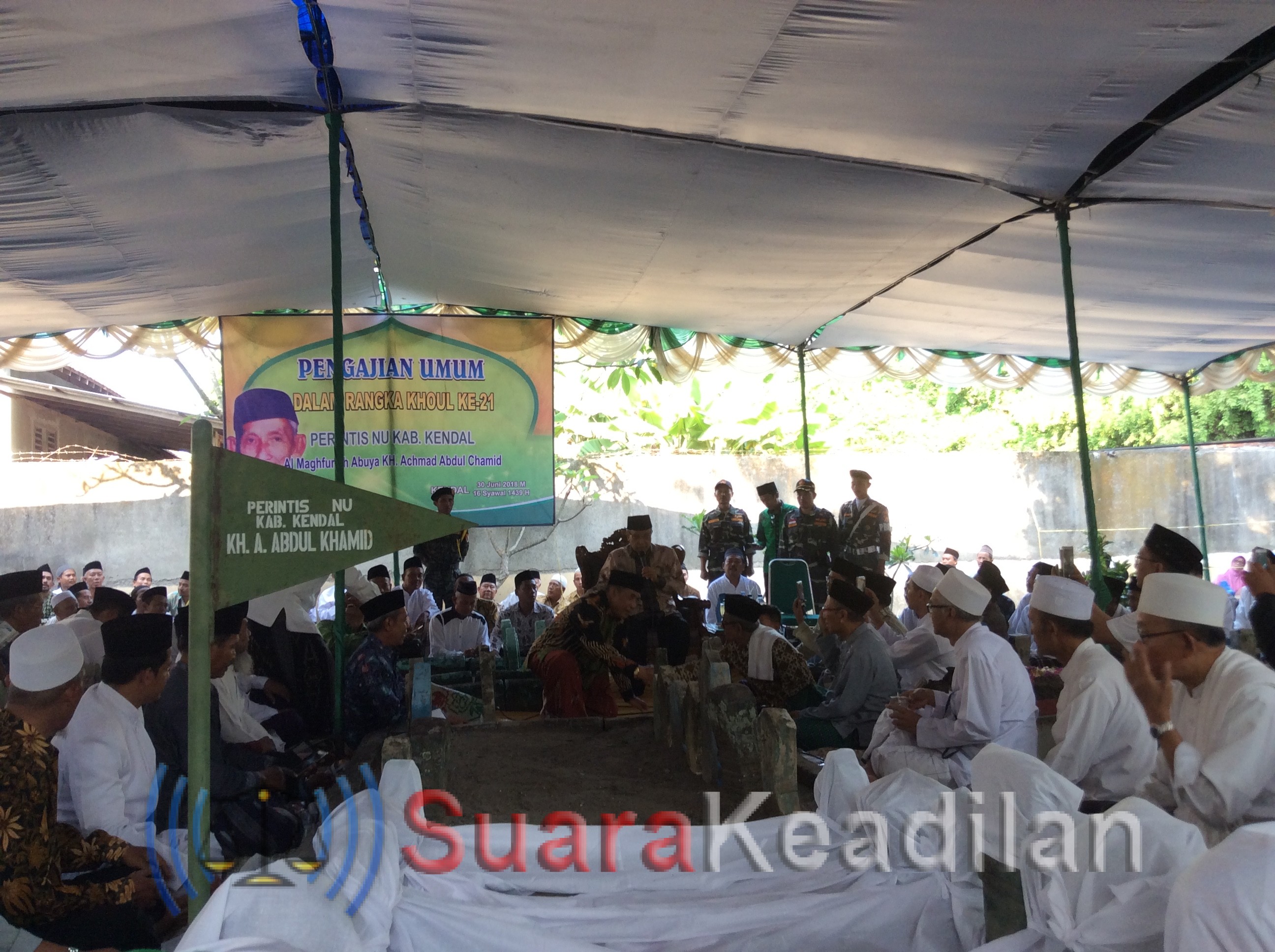 Khoul AL Maghfurllah Abuya KH Achmad Abdul Chamid Ke-21 Diikuti Ribuan Jamaah NU