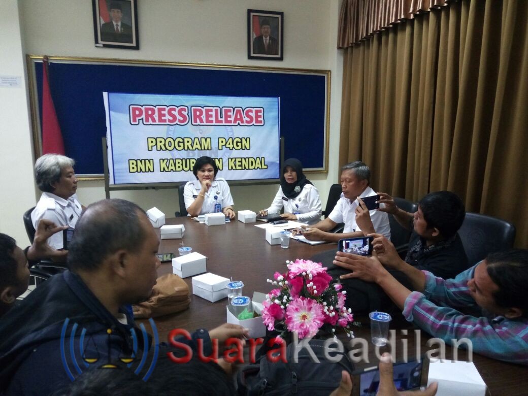 BNNK Kendal Amankan 7 Tersangka Narkoba Selama Setahun Terakhir