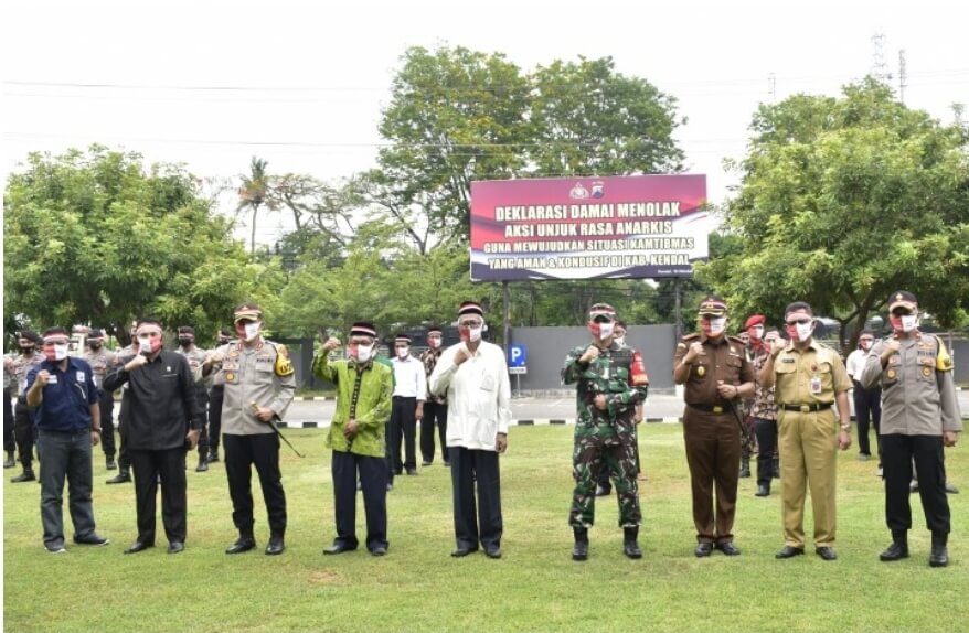 Deklarasi Tolak Aksi Anarkis Dilakukan Dengan Protokol Kesehatan