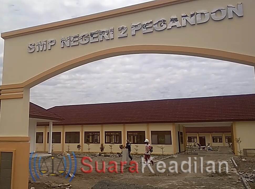 Gedung Baru SMPN 2 Pegandon 95% Rampung