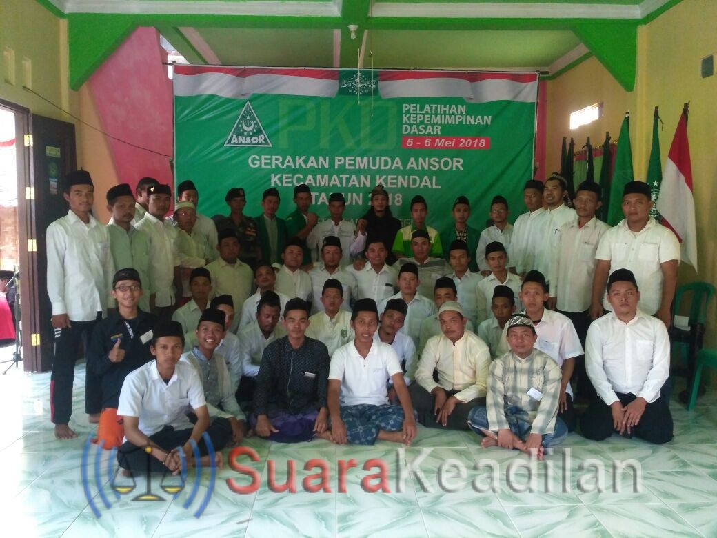 Pelatihan Kepemimpinan Dasar Ansor PAC Kendal Diikuti 40 Peserta