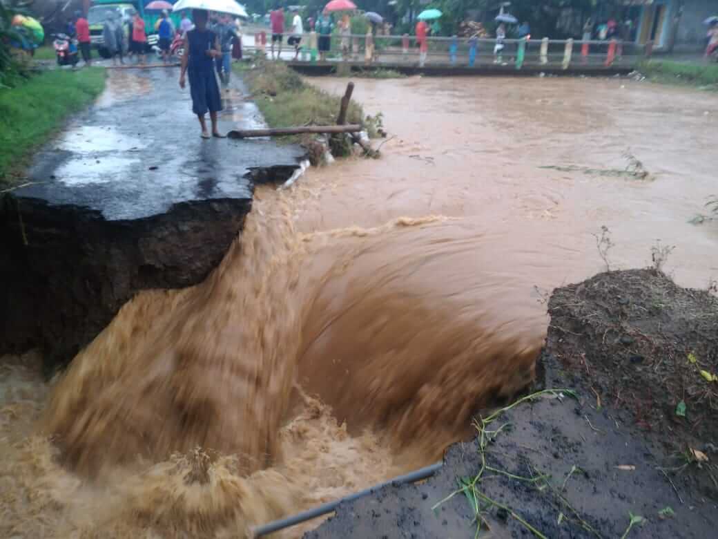 Tanggul Jalan Desa Blorok Jebol, 11 Rumah Warga Terendah Banjir