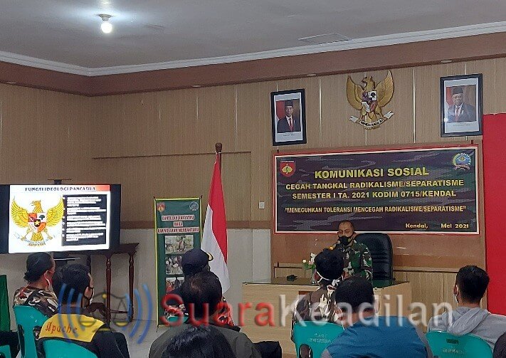 Kodim 0715 Kendal Ajak Wartawan-Ormas Perangi Radikalisme Di Tengah Pandemi