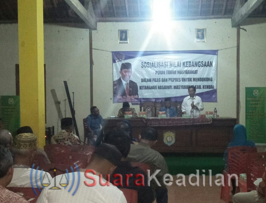Drs H Fadholi Sosialisasi Nilai Kebangsaan Kepada Tomas-Petani