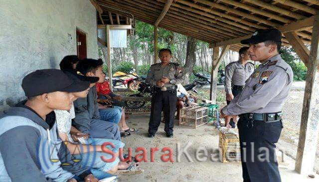 Jaga Kamtibmas Desa, Sat Binmas Berikan Pembinaan kepada Para Pemuda