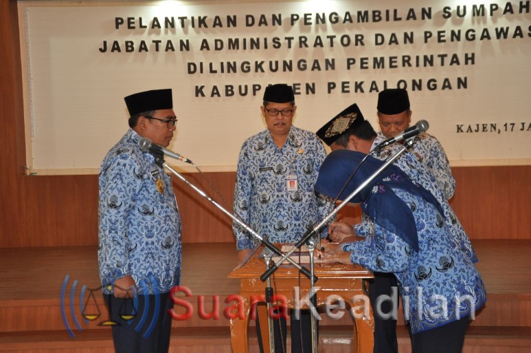 Akselerasi kinerja, Bupati lantik pejabat baru