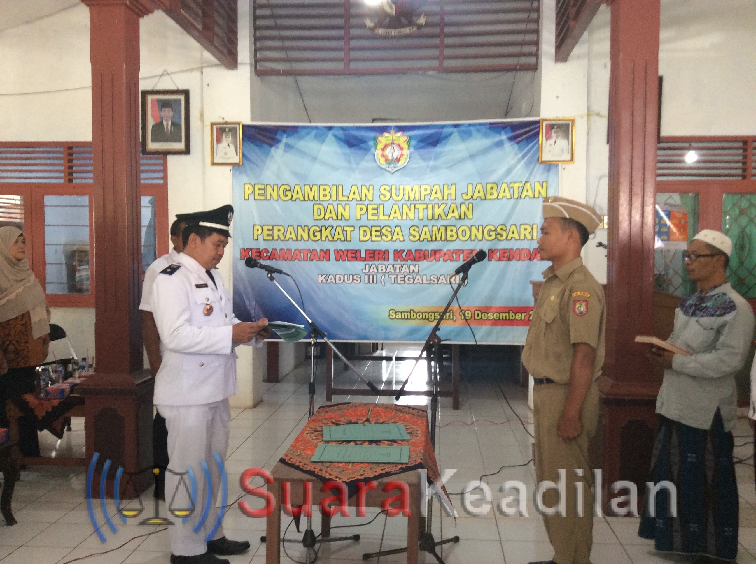 Kades Sambongsari Lantik Kadus III Yang Baru