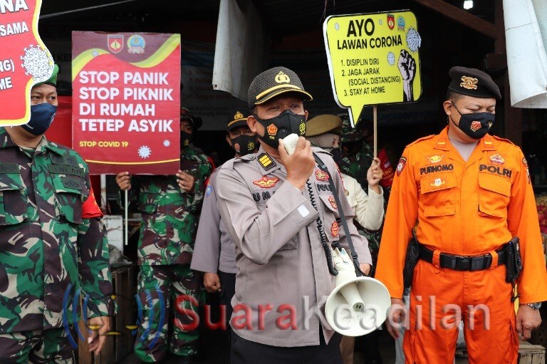 Covid-19 Terus Meningkat, TNI-Polri Ajak Masyarakat Patuhi Prokes