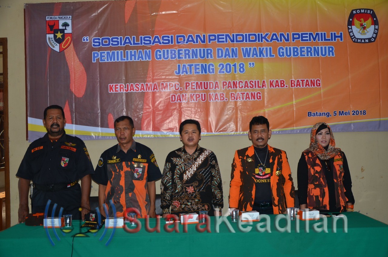 Pemuda Pancasila Ikuti Pendidikan Politik Dari KPU