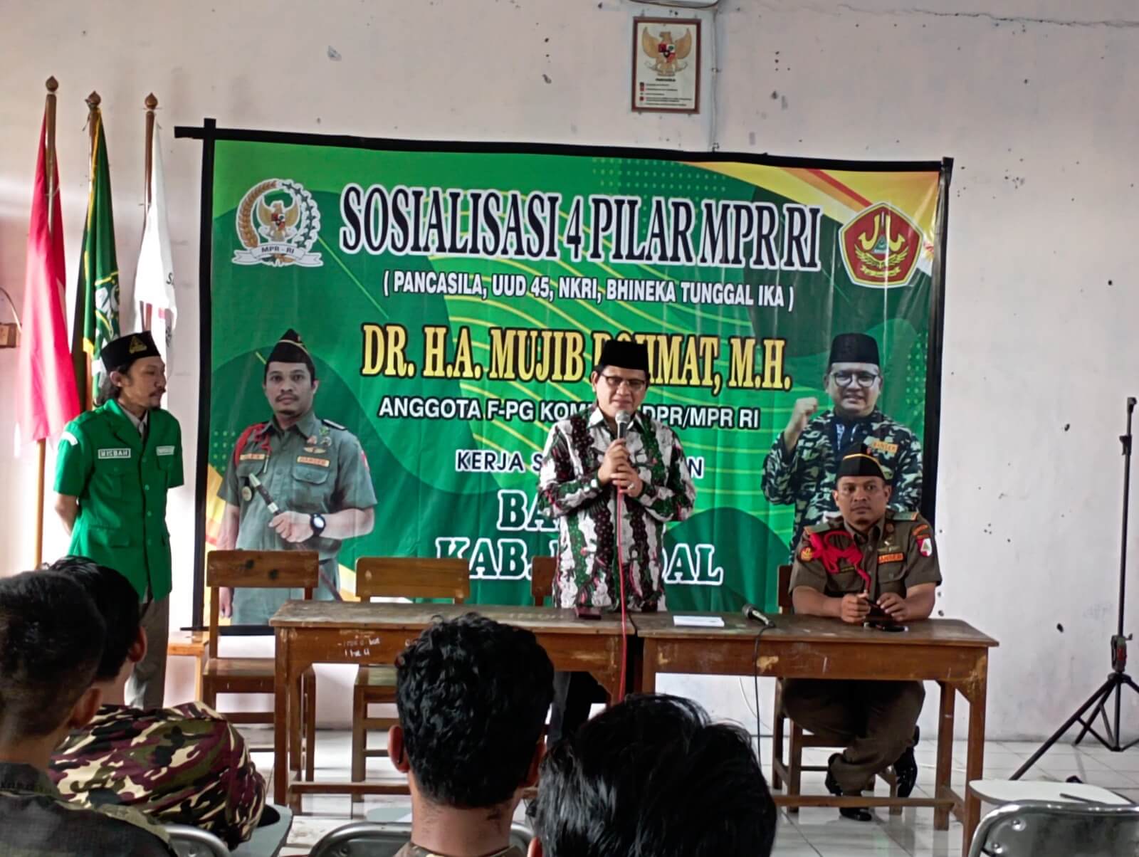 Mujib Rohmat Berpesan PC Ansor Kendal Amalkan Nilai-Nilai Empat Pilar Bebangsaan