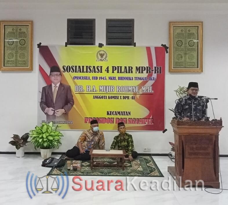 Mujib Ajak Kades-Camat, Terus Sosialisasikan Nilai Empat Pilar MPR Ke Masyarakat