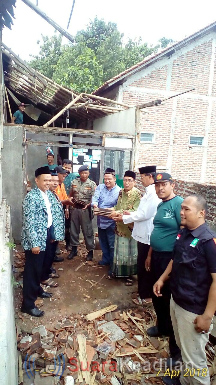 NU Kendal Bangun Rumah Penjaga Sekolah yang Roboh Karena Hujan