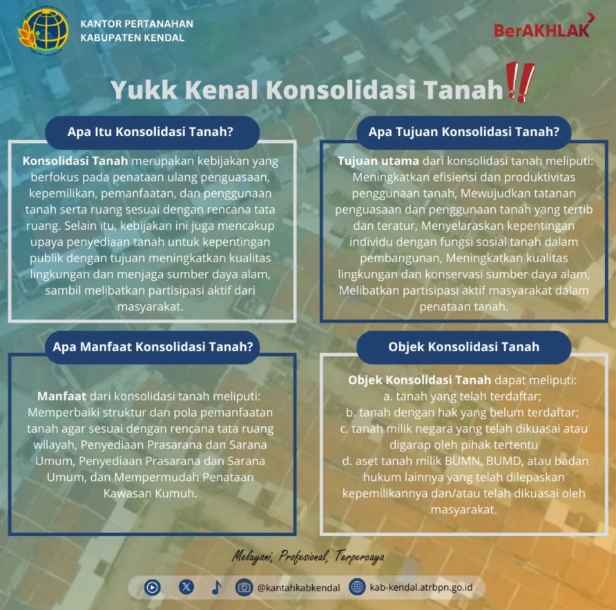 Yuk Kenali Konsolidasi Tanah!