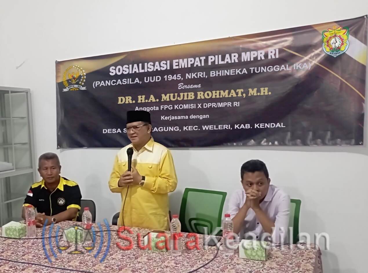 Warga Sumberagung Diberikan Sosialisasi Empat Pilar Kebangsaan