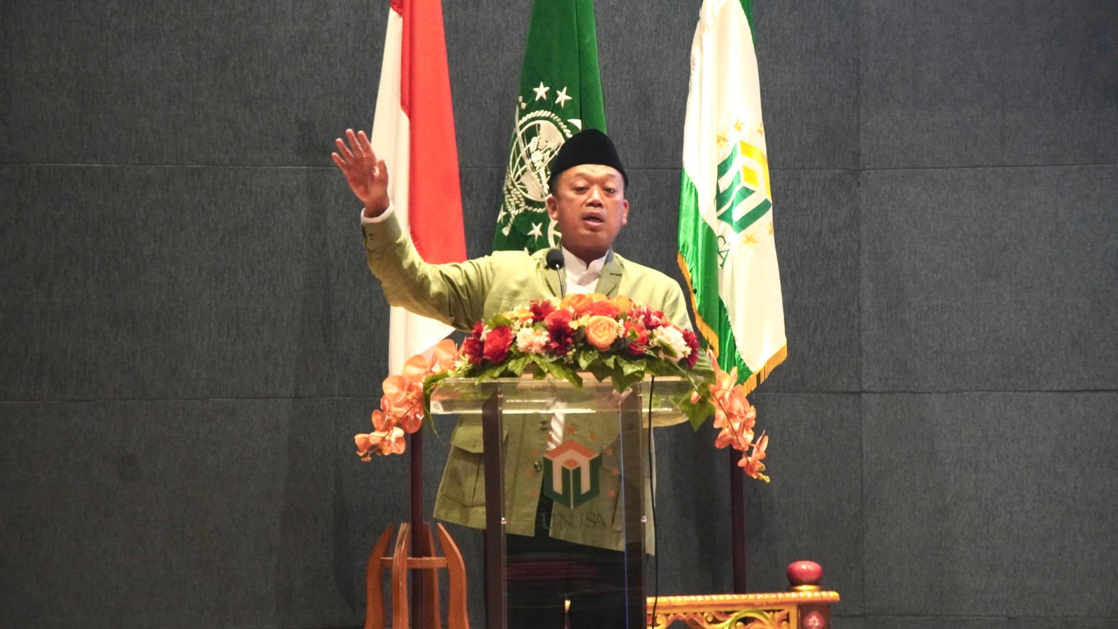 Di Hadapan Mahasiswa UNUSA, Menteri Nusron Nyatakan Kebijakan Plasma Ada untuk Pemerataan Ekonomi