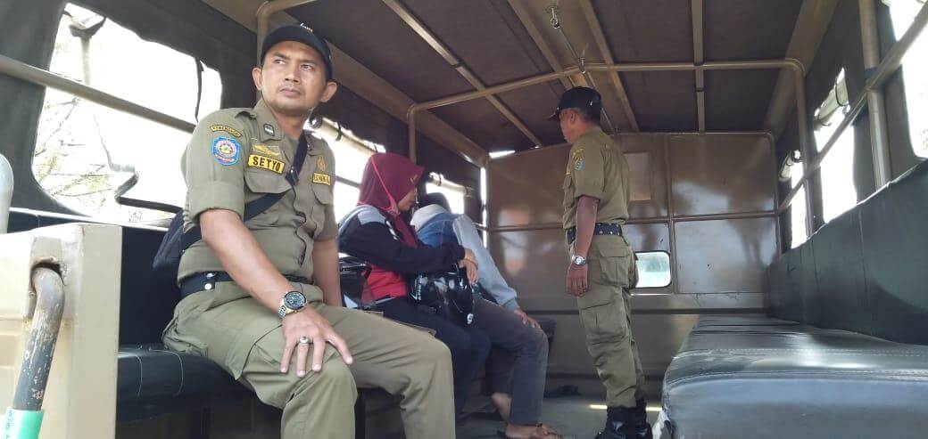 Satpol PP Kota Pekalongan Pergoki Pasangan Mesum