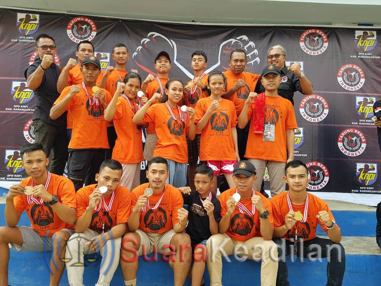 Atlet Tarung Bebas Kendal Sabet 6 Emas 7 Perak