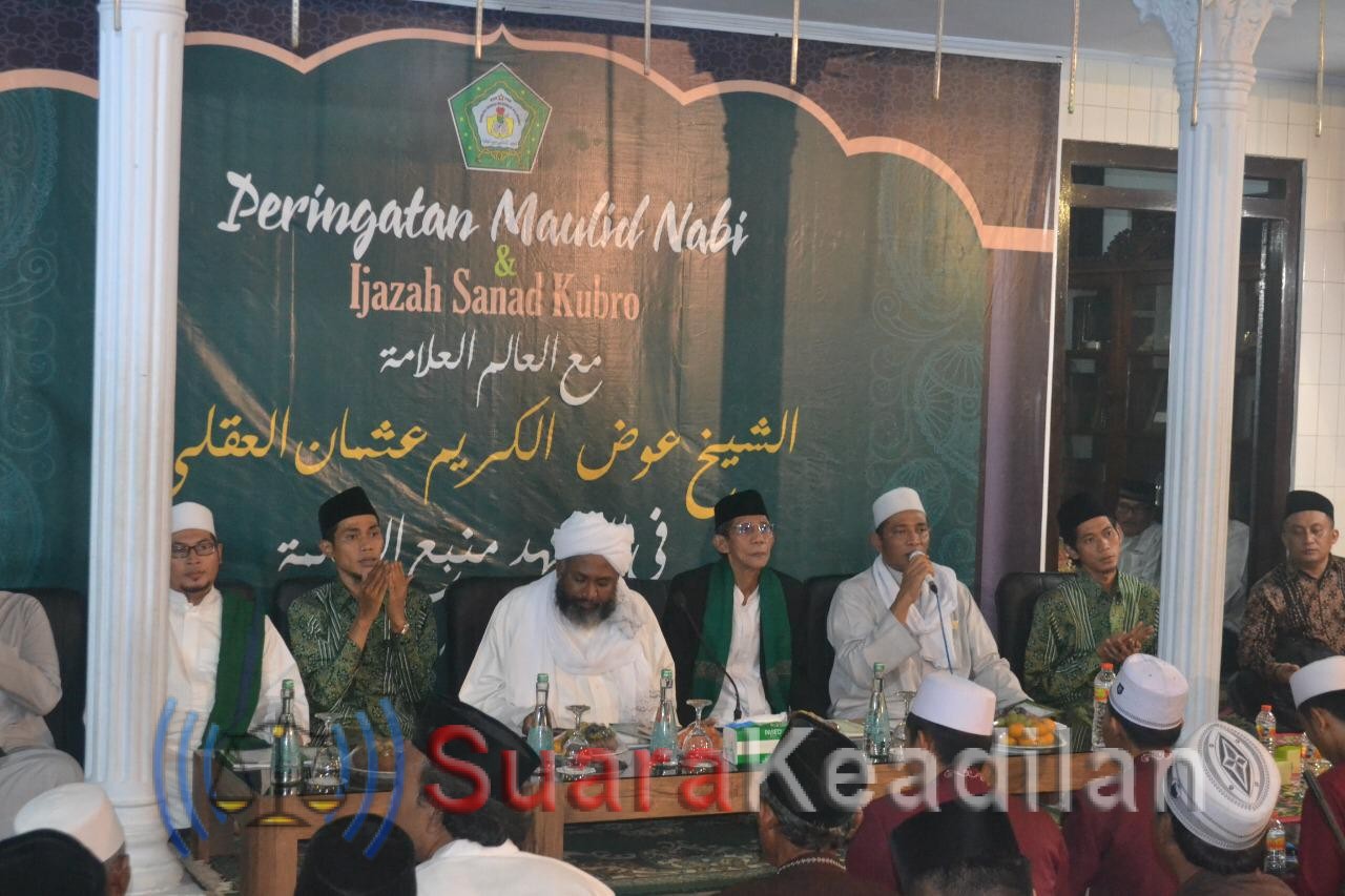 Syaikh Awad Terpesona Menyaksikan Peringatan Maulid Nabi Di Manbaul Hikmah