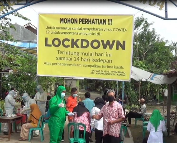  Karangsari Di Lockdown, Pemkab Akan Dirikan Dapur Umum