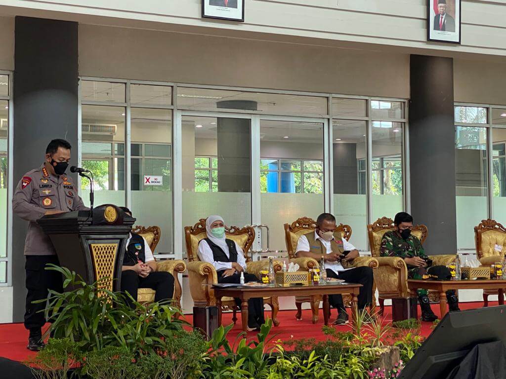 Kapolri-Panglima TNI Instruksikan Perkuat Pos PPKM Mikro Di Lamongan