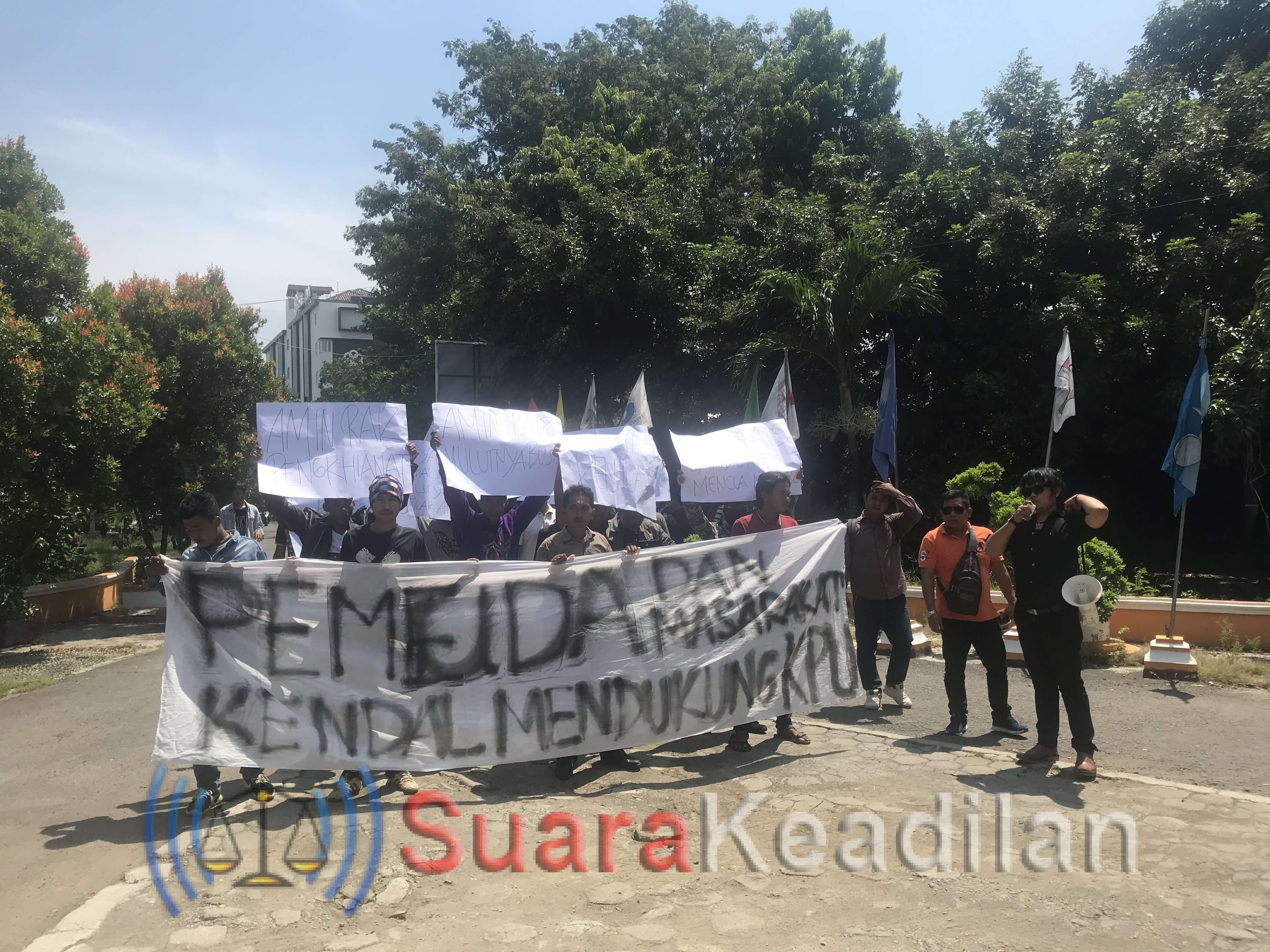 Aliansi Pemuda Kendal, Gelar Aksi Dukung KPU
