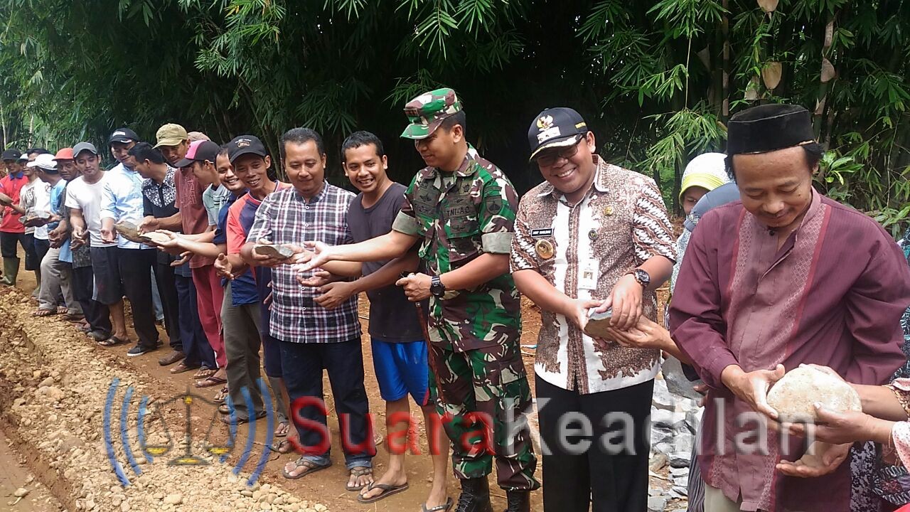 Bupati Pekalongan Buka TMMD Sengkuyung 1 Tahun 2018