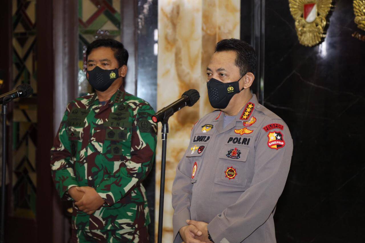 Silaturahmi ke Panglima TNI, Kapolri Tekankan Sinergitas dan Soliditas
