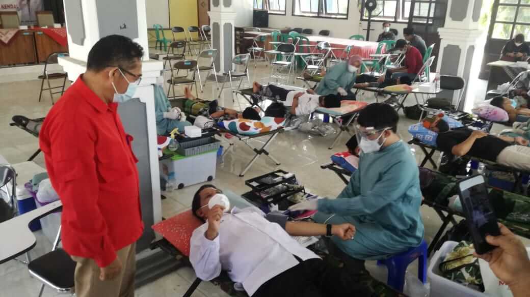 Mujib Rohmat Ajak Ormas Dan UMKM Bantu Lewat Donor Darah