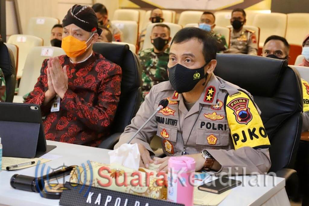 Cegah Covid 19, Polda Jateng Gelar Rakor Antisipasi Pemudik Masuk Jateng