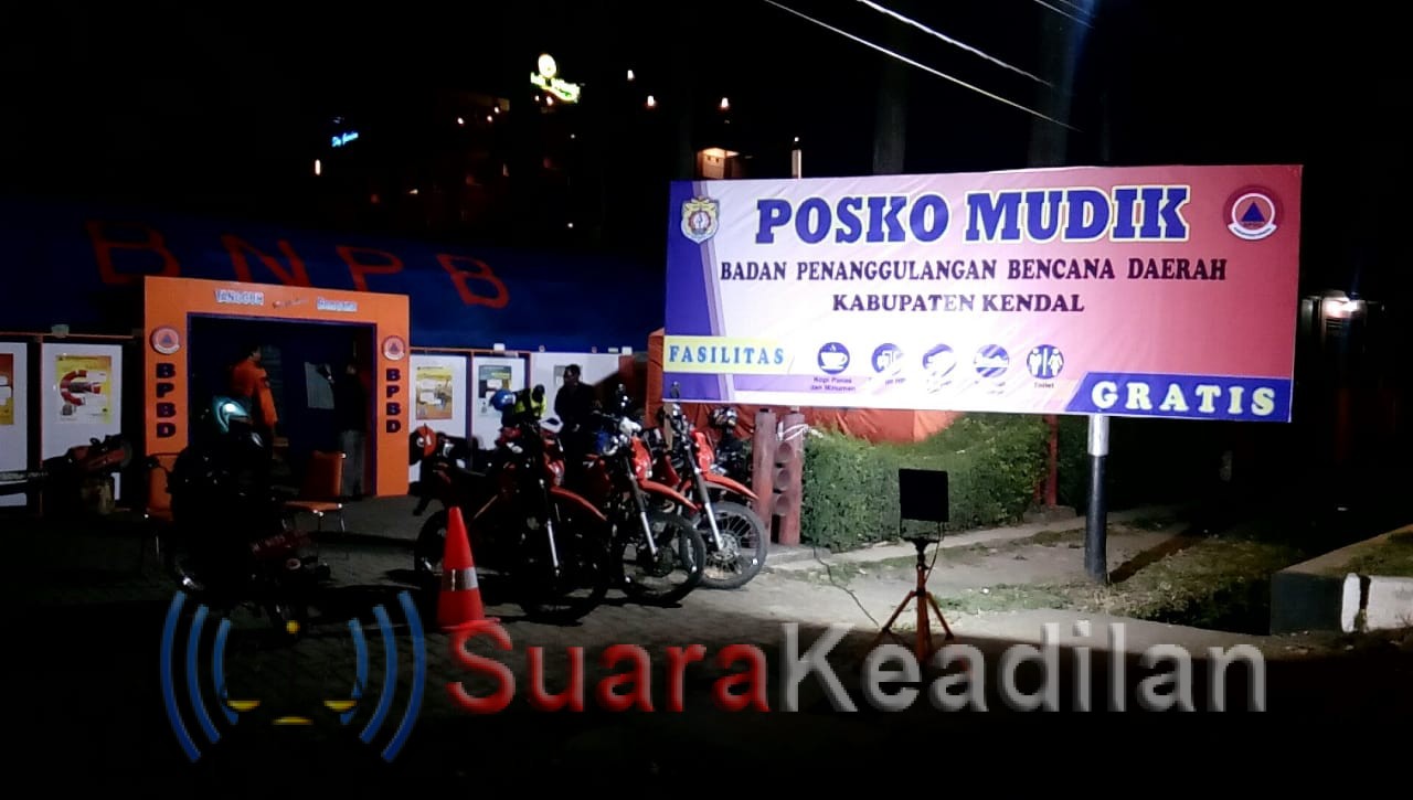 Posko Mudik Lebaran 2018 BPBD Kendal, Aman dan Nyaman