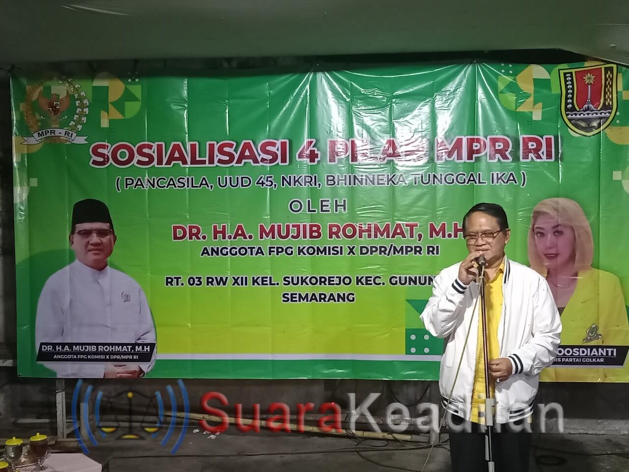 Warga Gunungpati Diajak Amalkan Nilai Luhur Empat Pilar Kebangsaan