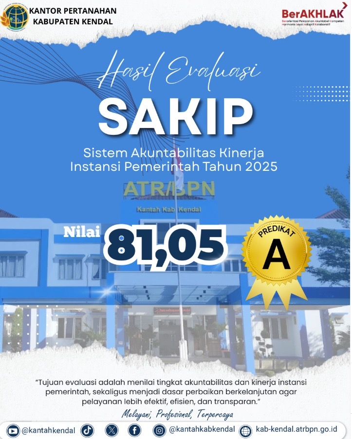 Hasil Evaluasi SAKIP Tahun 2025