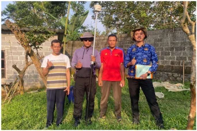 Pengukuran Tanah Wakaf Desa Tamanrejo Kecamatan Sukorejo