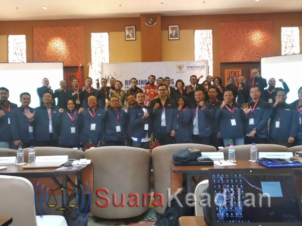 100 Advokat Peradi Diajak Bimtek MK Tentang Penyelesaikan Sengketa Pemilu