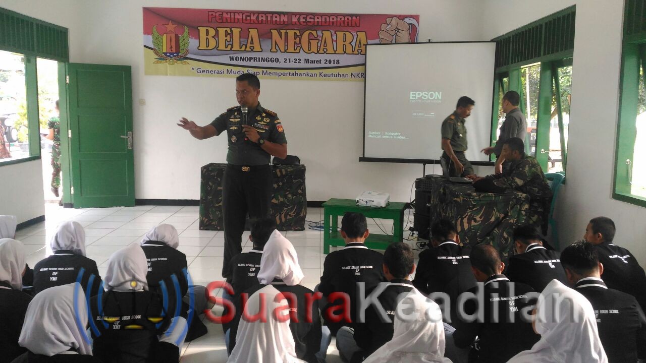 Ratusan Pelajar Mendapatkan Wawasan Kebangsaan Dari Dandim 0710 Pekalongan