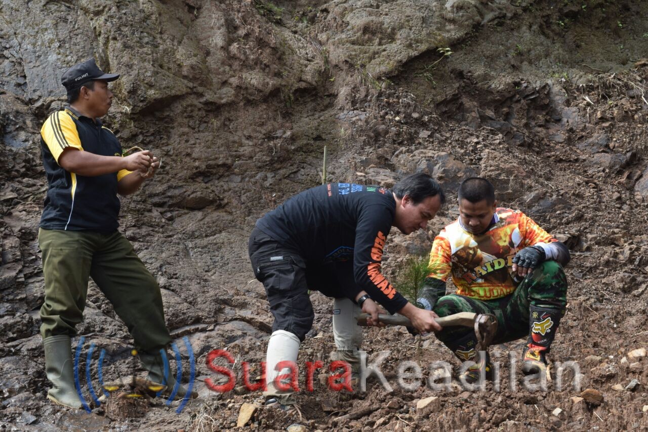 Antisipasi Bencana Longsor Dandim 0710 Pantau Perbukitan