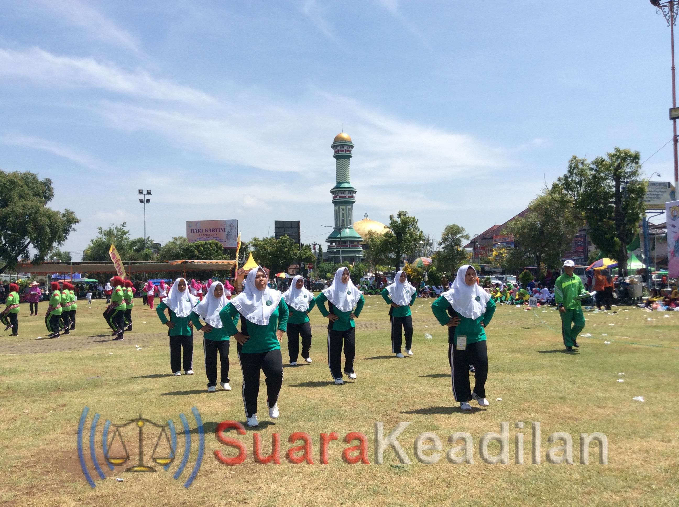 Harlah Fatayat Dimeriahkan Lomba Senam Islami Nusantara