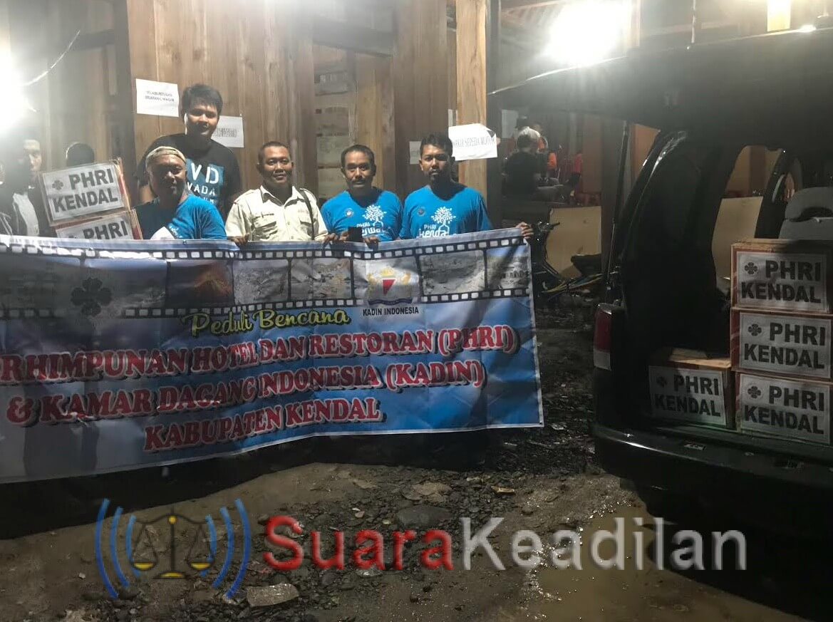 PHRI-Kadin Kendal Salurkan Bantuan Ke Taruman