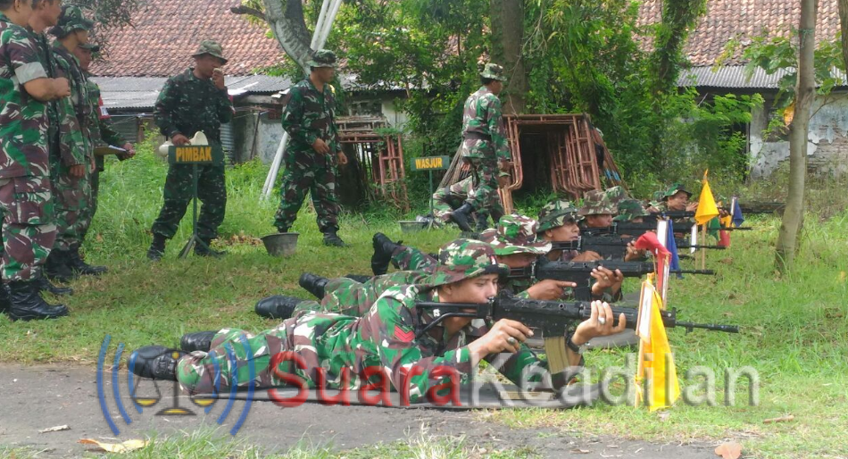 Kodim 0710 Pekalongan Gelar Latihan Menembak
