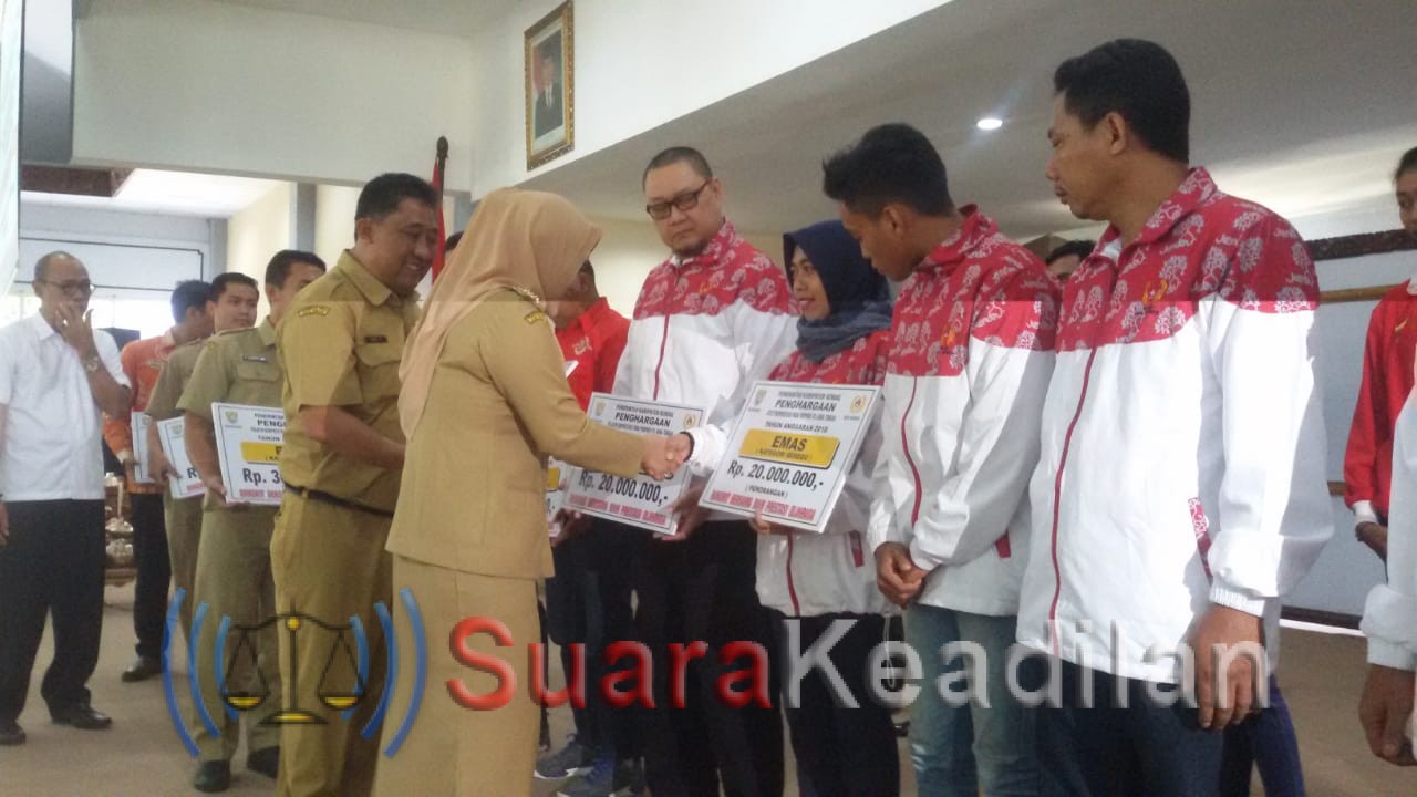 Pemkab Gelontor Rp 1,68 M Untuk Bonus Atlet dan Pelatih