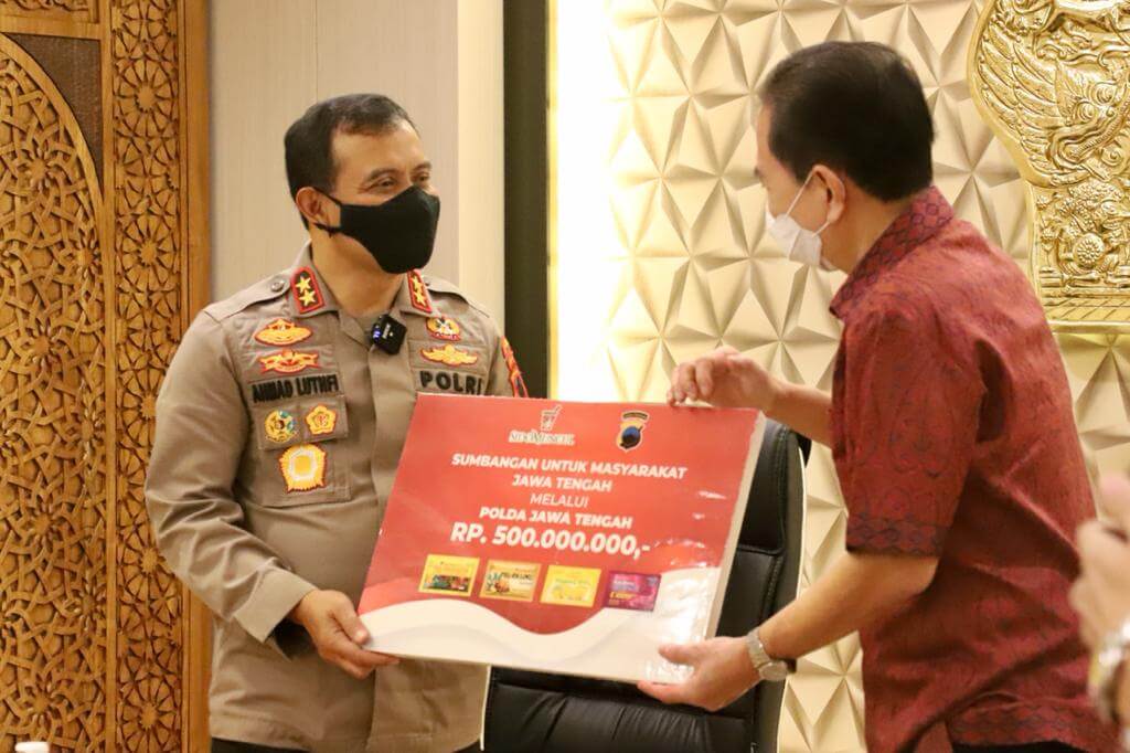 Dukung Program ‘Aku Sedulurmu’,  PT Jamu Sido Muncul Bantu Rp 500 Juta